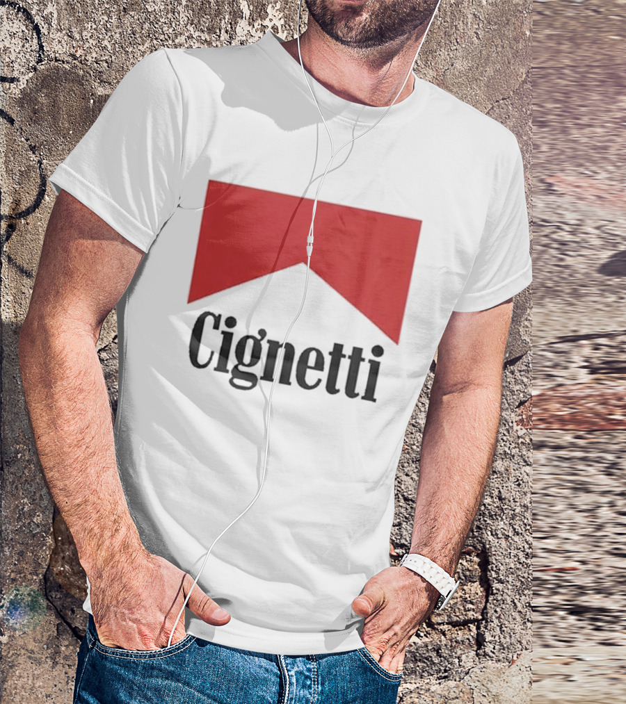 Cignetti Cigarette Red Banner T-Shirt