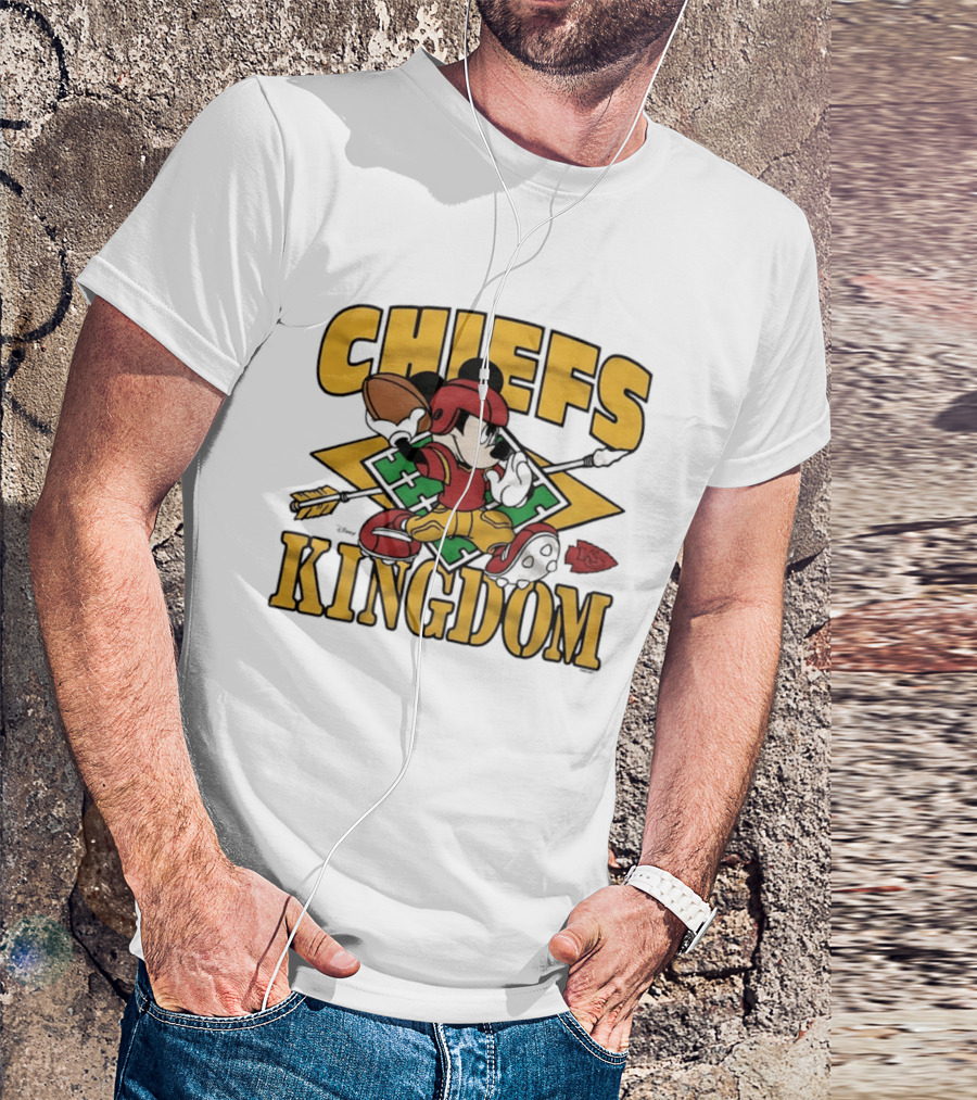 Chiefs Kingdom Mickey Mouse Kansas City Football 2026 T-Shirt