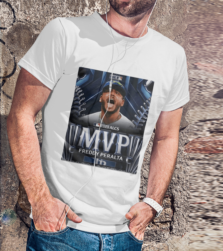 Tampa Bay Rays 2026 ALCS MVP Freddy Peralta MLB T-Shirt