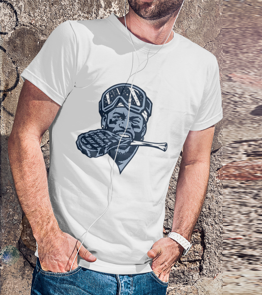 Tampa Bay Rays Yandy Diaz For Tampa Bay Tomahawk Light Blue T-Shirt