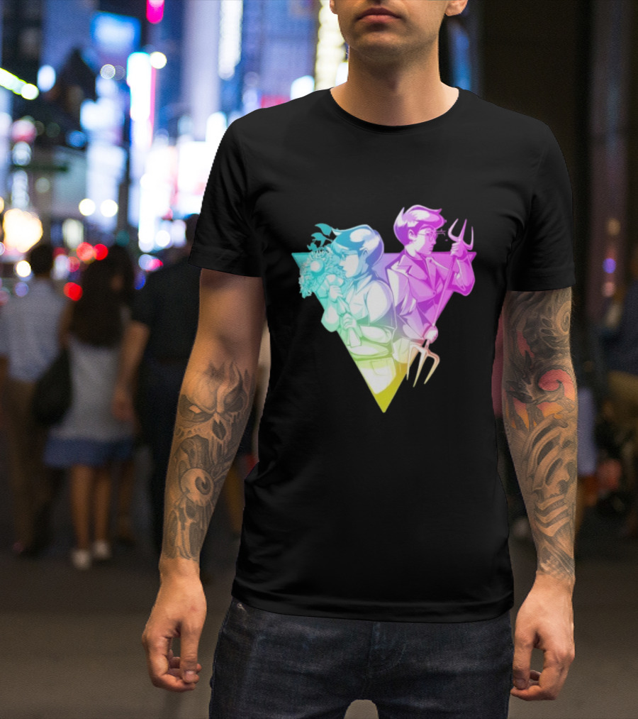 BDTH Division Character Illustration Gradient Style T-Shirt