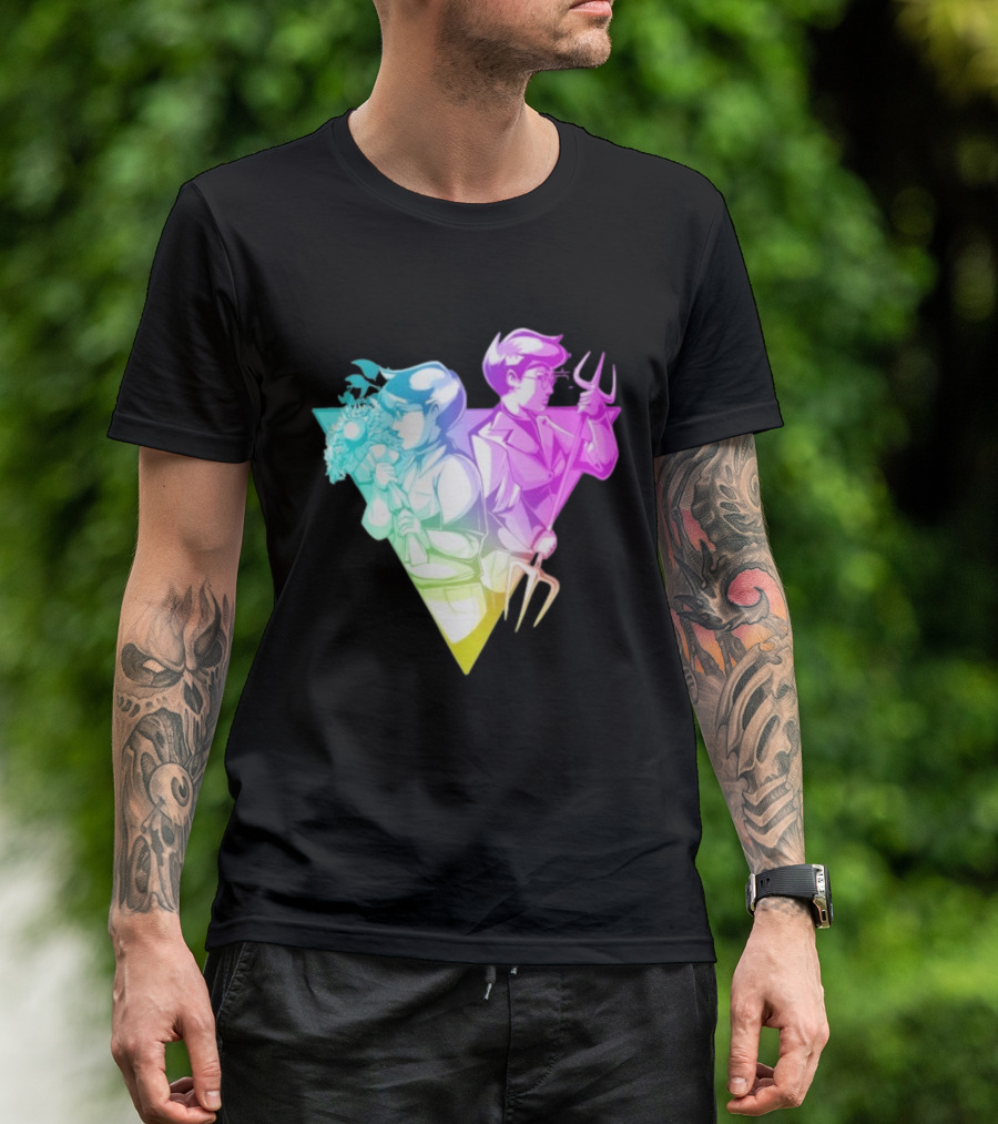 BDTH Division Character Illustration Gradient Style T-Shirt