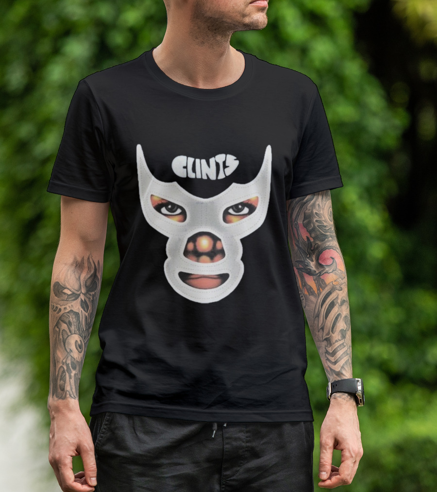 Clints Wrestler Mask Eyes T-Shirt