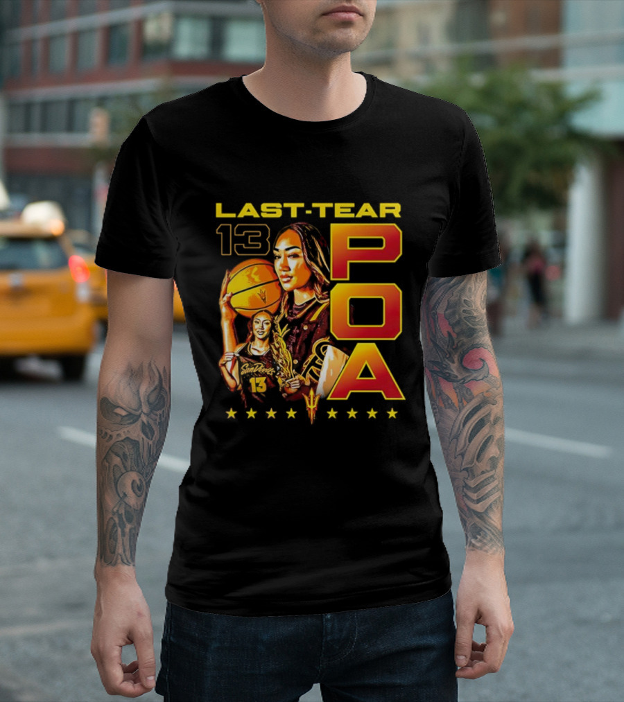 Last Tear 13 POA Arizona State Sun Devils Women's Basketball T-Shirt