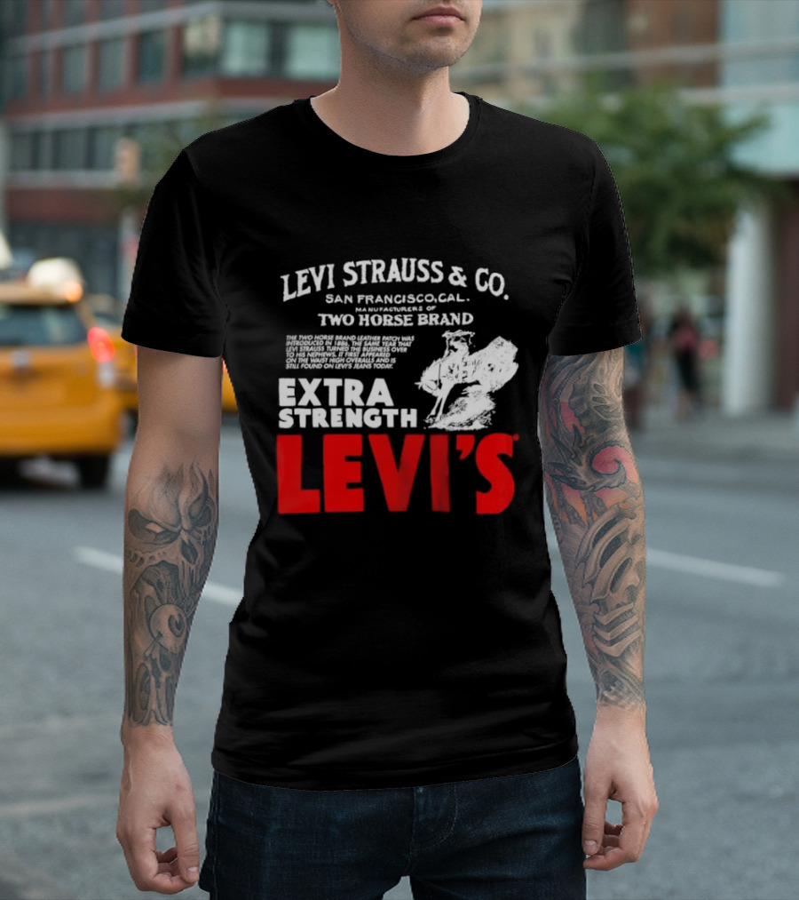 Levi Strauss & Co. San Francisco Two Horse Brand Extra Strength Levi's T-Shirt