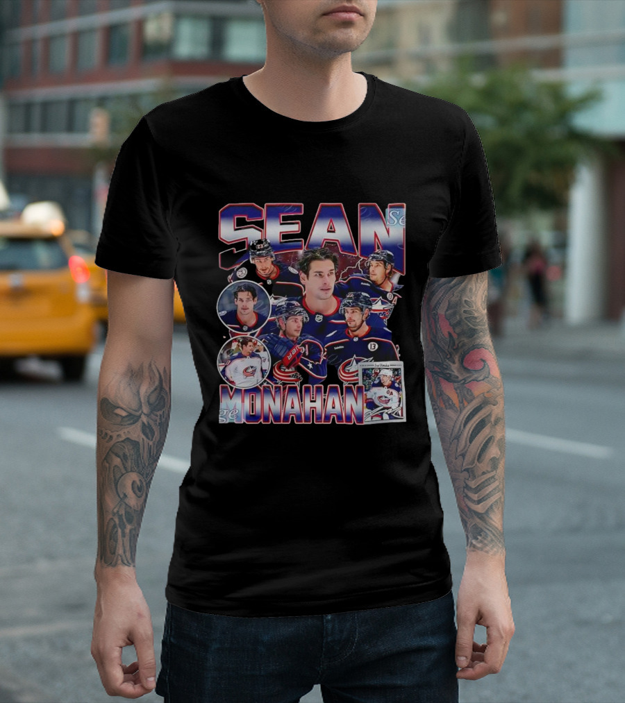 Sean Monahan Columbus Hockey Collection T-Shirt