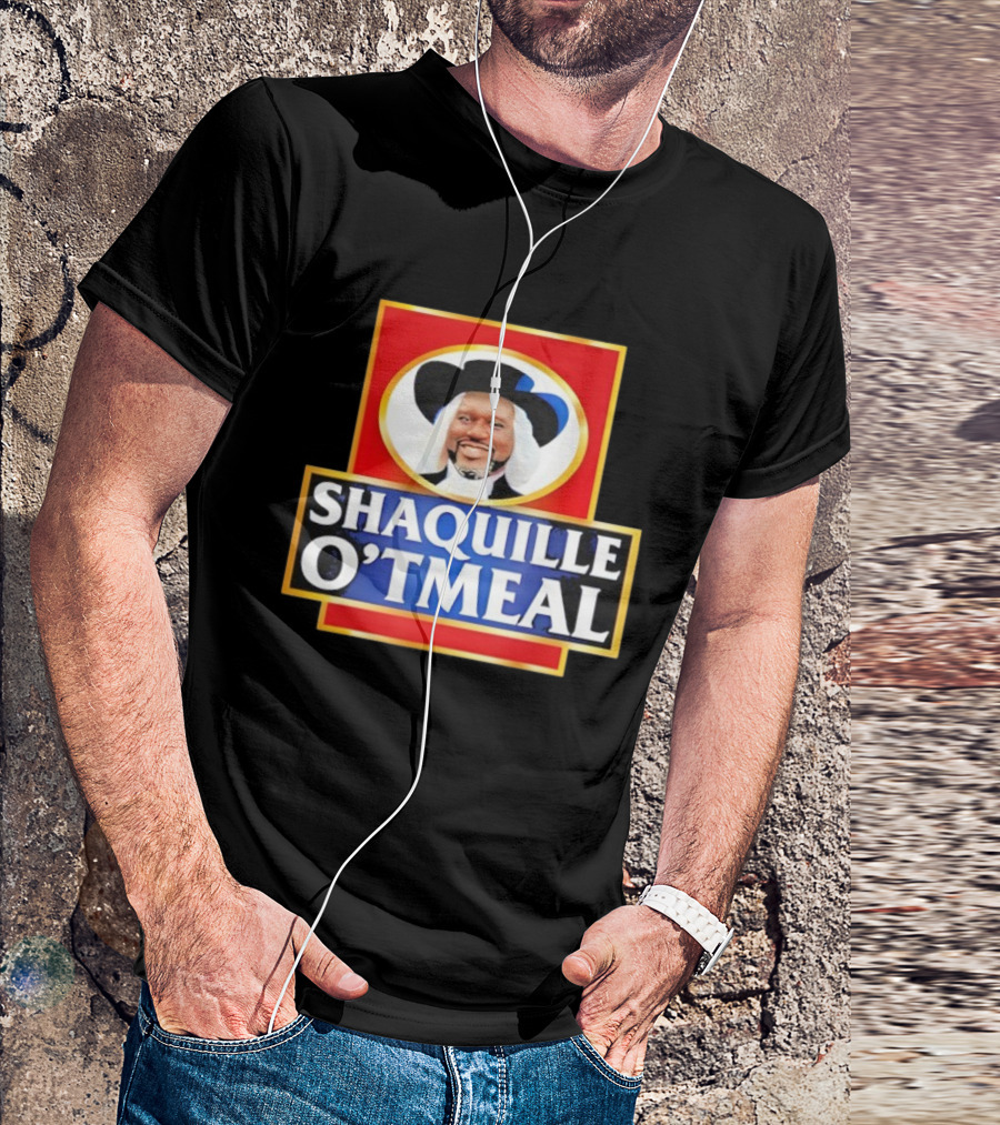 Shaquille Oatmeal Meme Quaker Parody T-Shirt