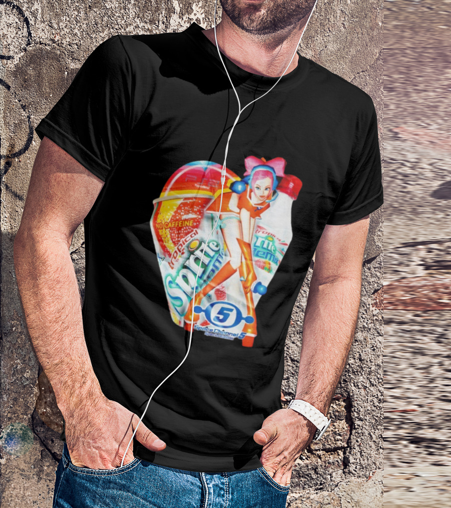 Tropical Sprite Remix No Caffeine Space Channel 5 Special Edition T-Shirt
