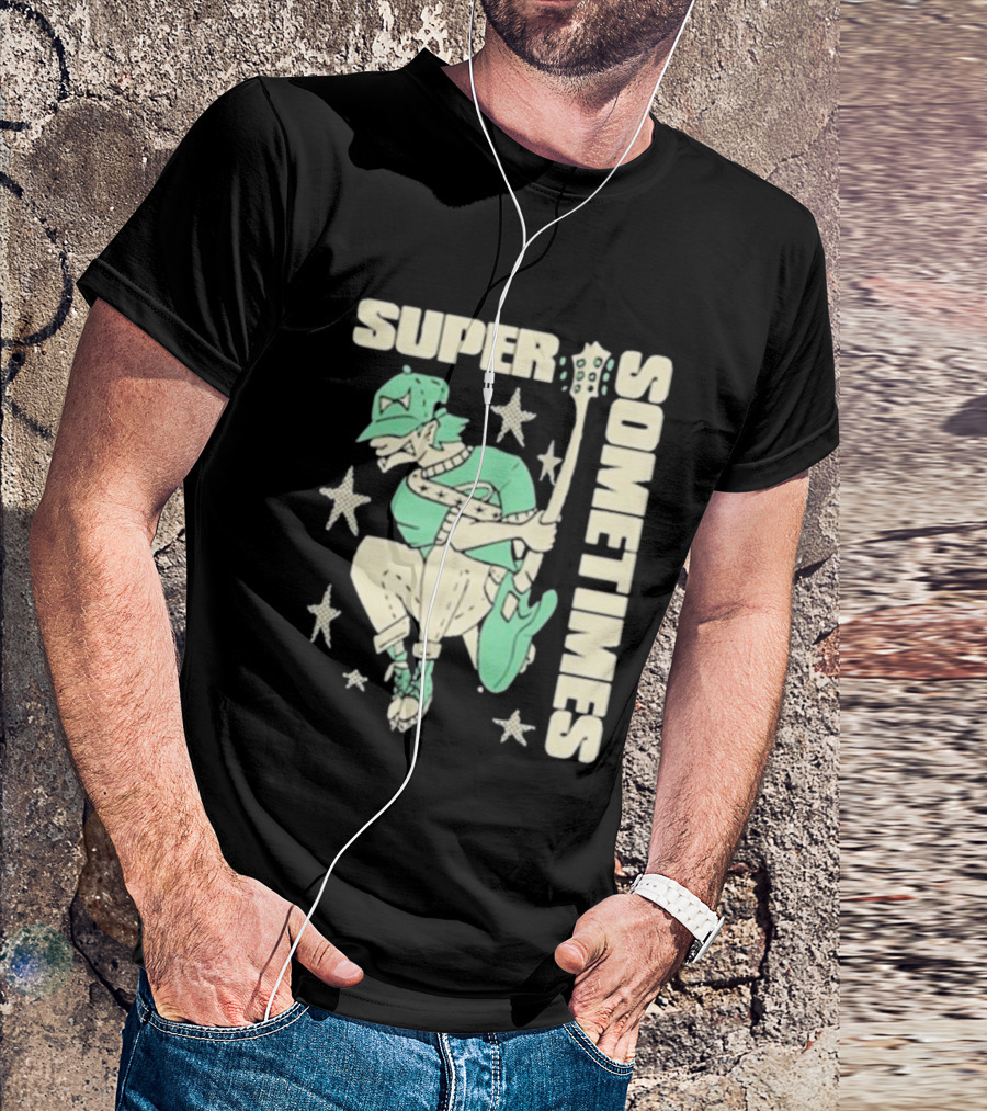 Super Sometimes Jumpman Guitar Star Icon T-Shirt