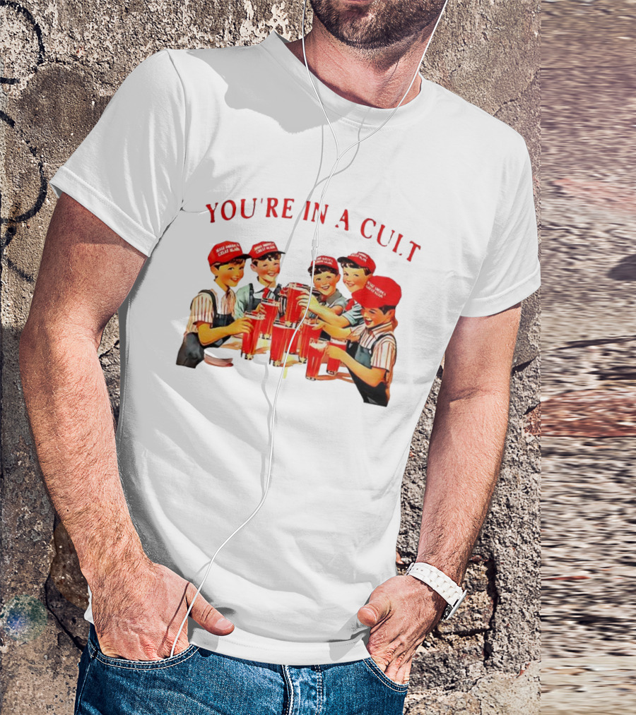 You're In A Cult Make America Cult Again Vintage Theme T-Shirt