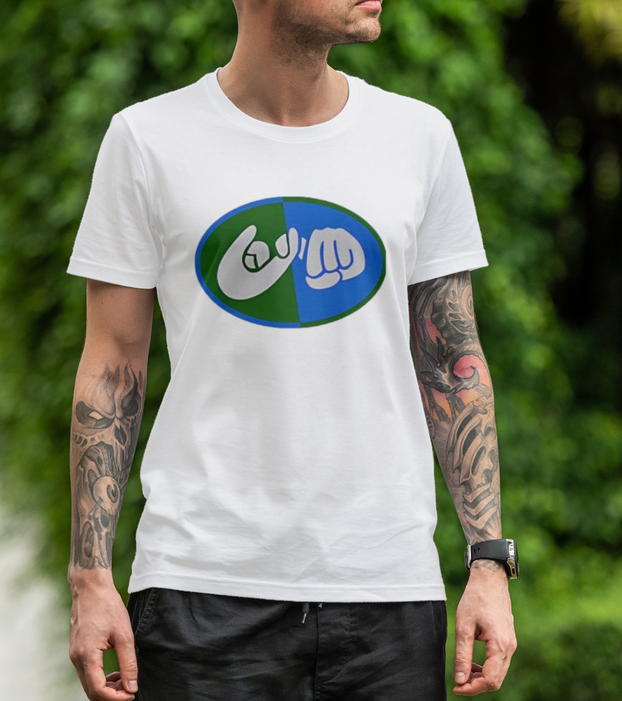 Help With That Request Circle Hand And Fist Icon T-Shirt