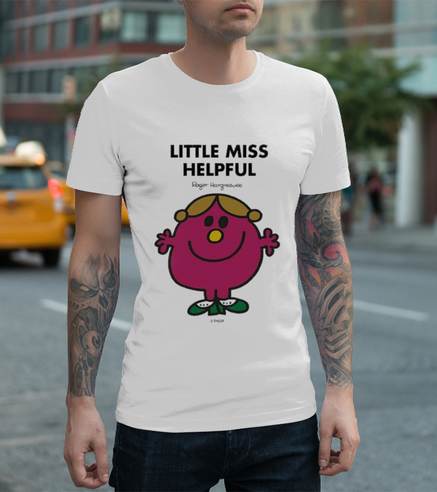 Little Miss Helpful Roger Hargreaves Character T-Shirt