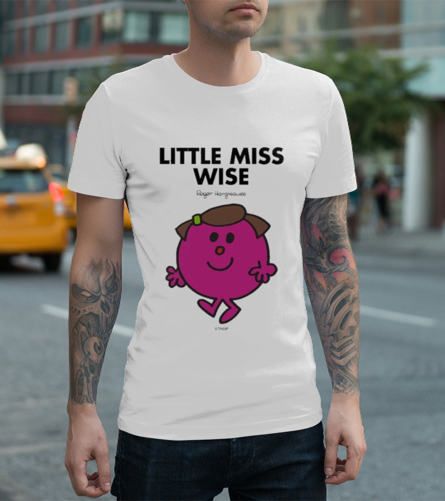 Mr. Men Little Miss Wise Roger Hargreaves Character T-Shirt