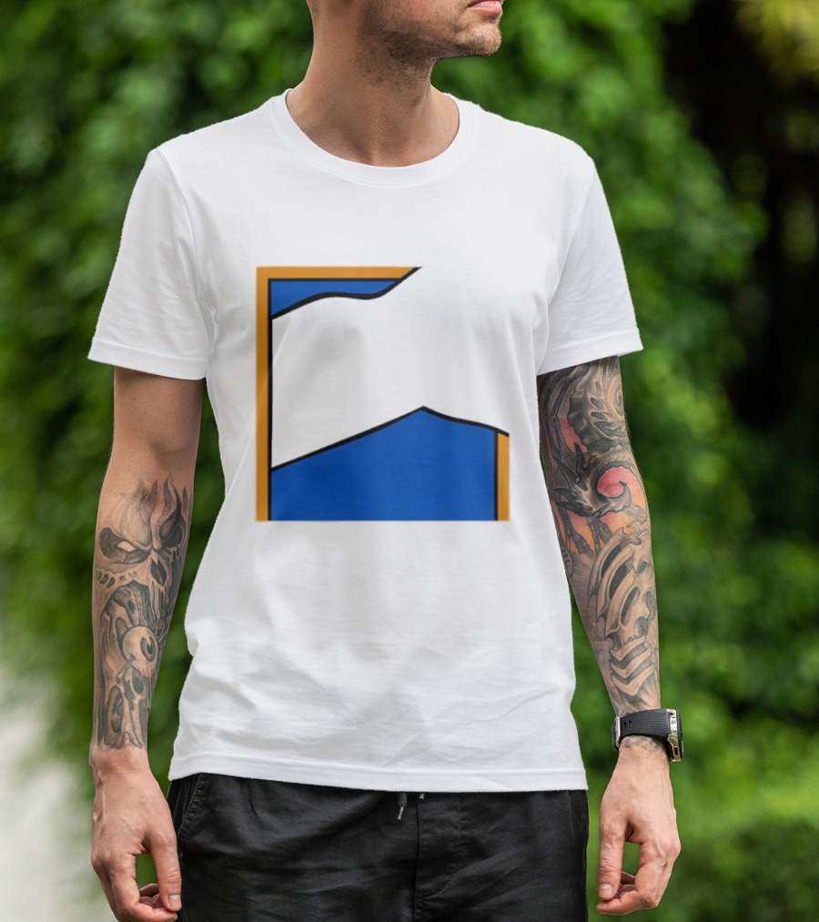 Thechemicalbrothers Kipping Like A Stone Retro Blue Orange Modern Art Style T-Shirt