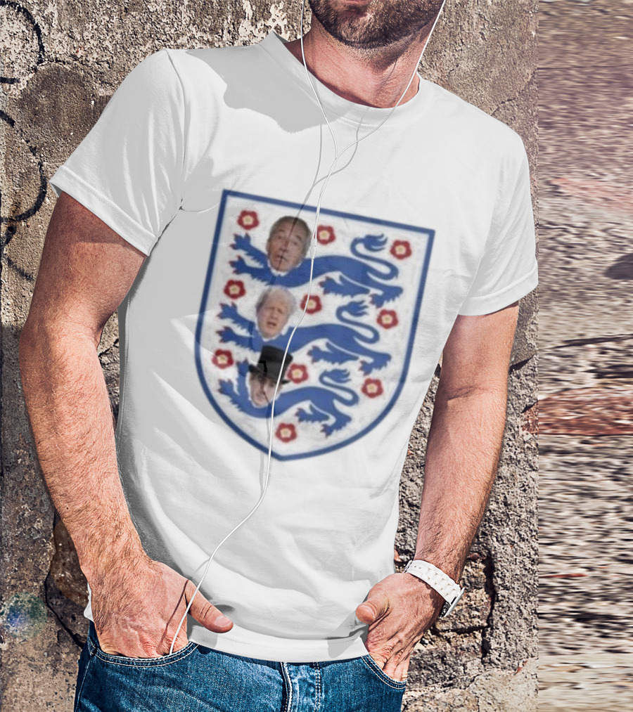 Three Liars On My England Football Crest Parody T-Shirt