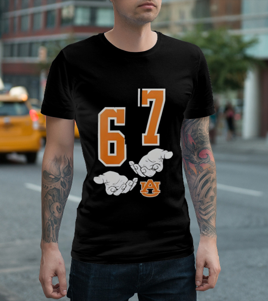Auburn Tigers 67 Rock Paper Scissors Fun T-Shirt
