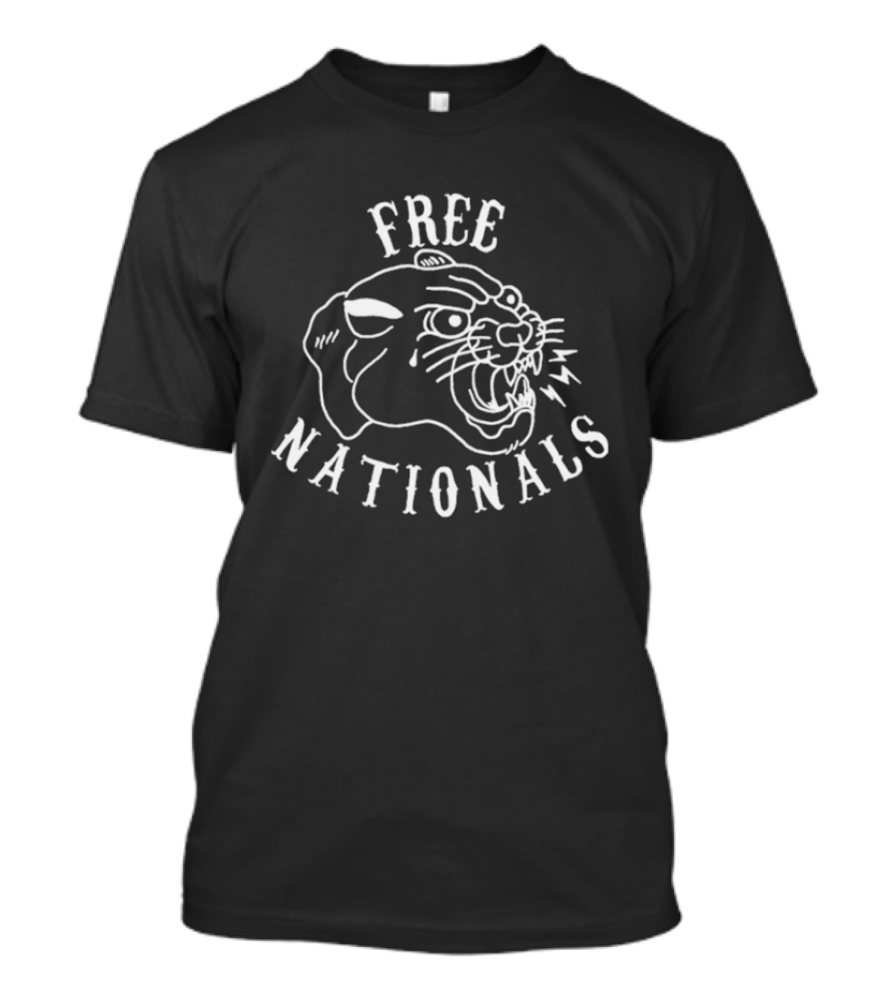 Free Nationals Panther Roaring T-Shirt