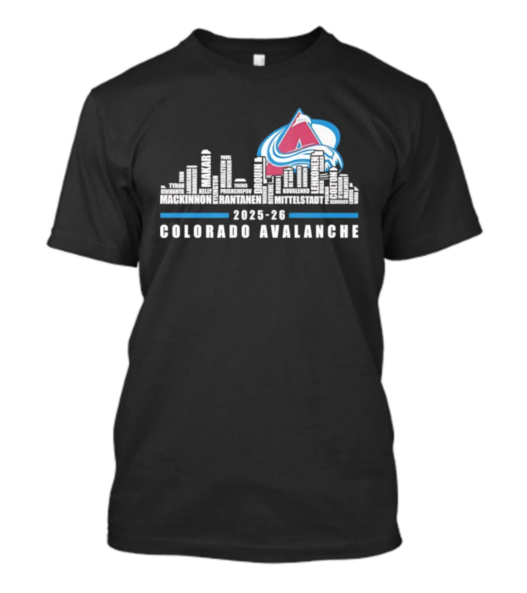 Colorado Avalanche 2025 26 City Skyline T-Shirt