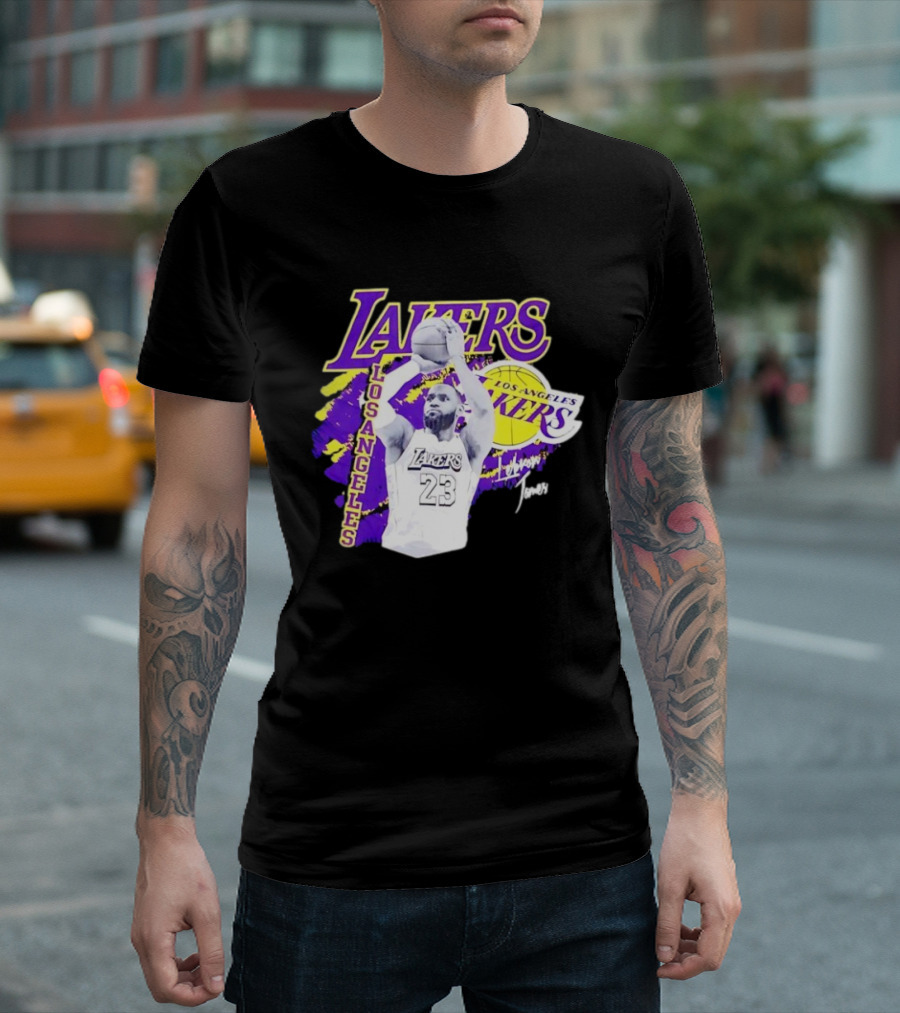 Los Angeles Lakers LeBron James 23 Basketball NBA Team T-Shirt