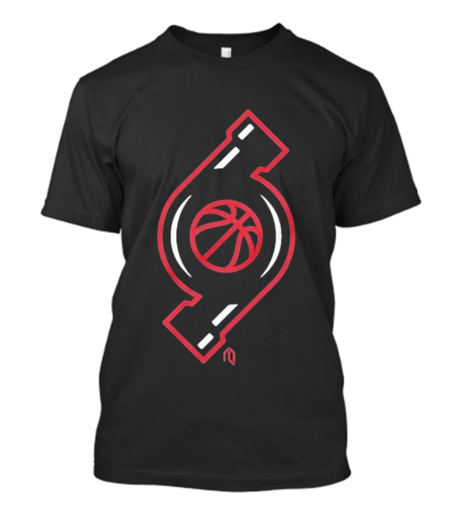 Portland Trail Blazers Turbo Charged Basketball T-Shirt