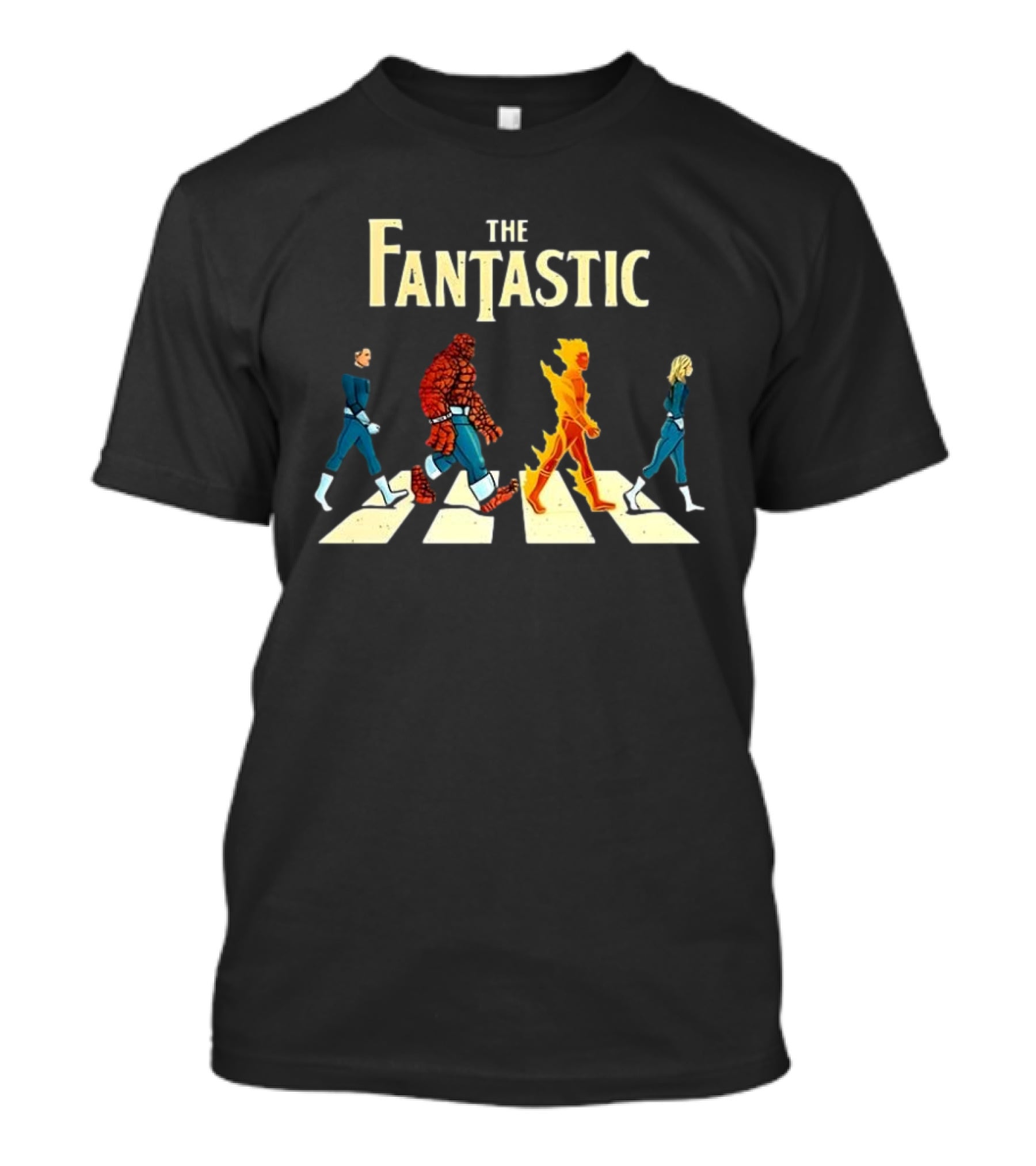 The Fantastic Four Marvel Comics Abbey Road T-Shirt