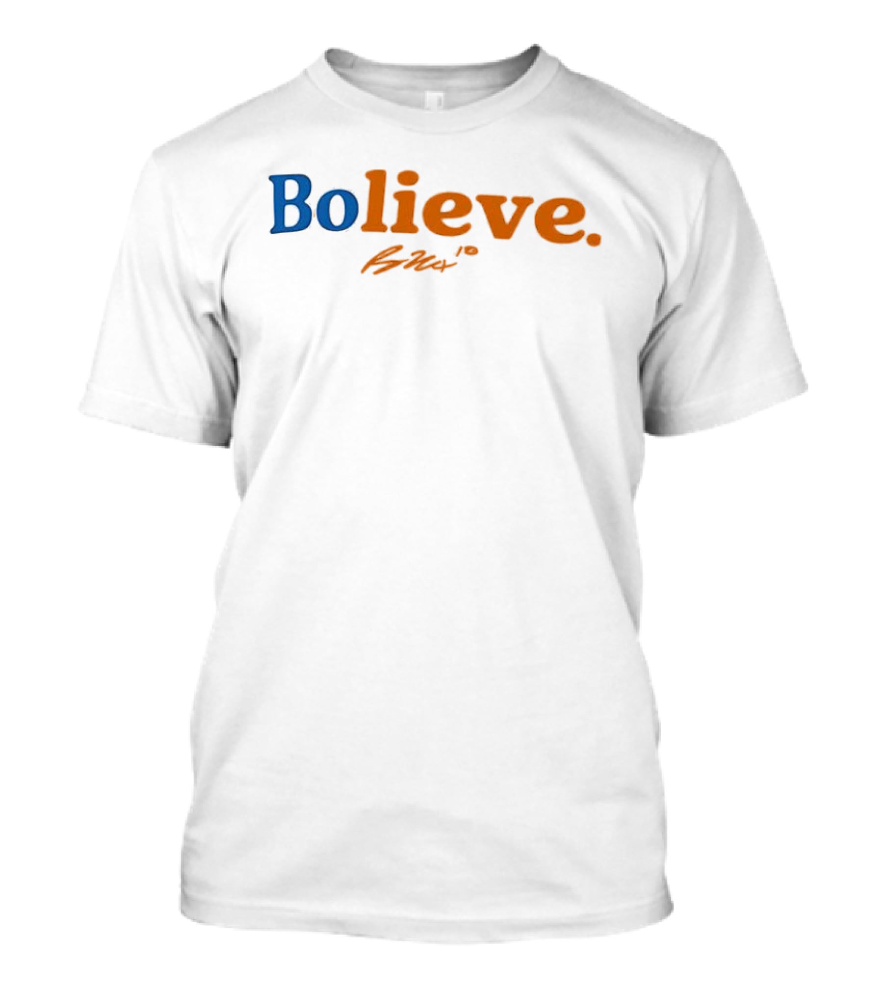 Denver Broncos Bolieve Signature Orange Blue T-Shirt