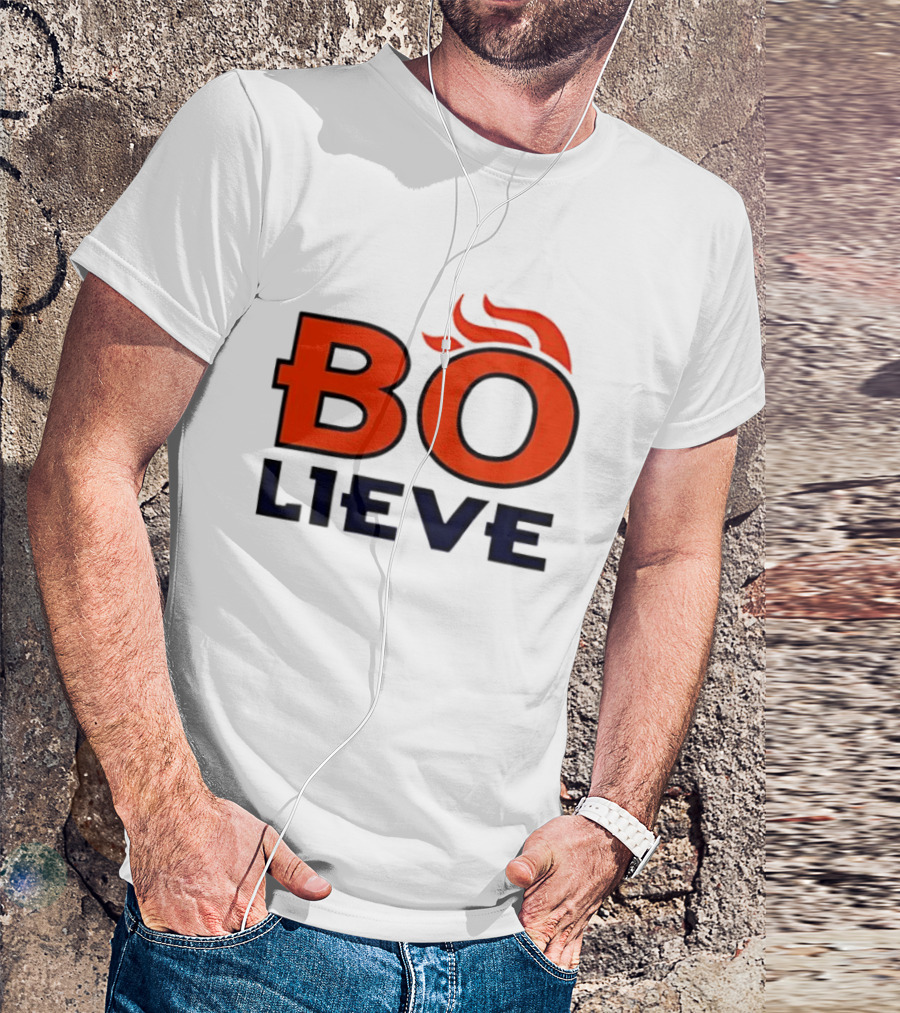 Bo Lieve Denver Broncos Flame T-Shirt