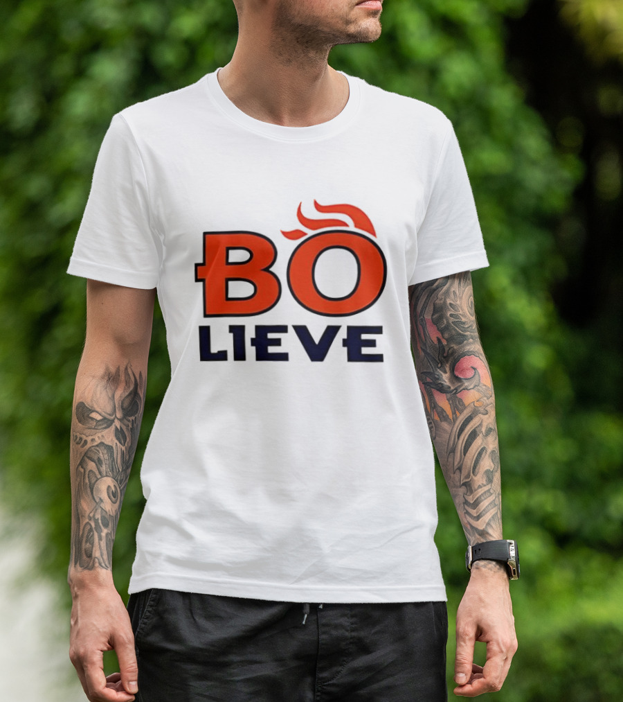 Bo Lieve Denver Broncos Flame T-Shirt