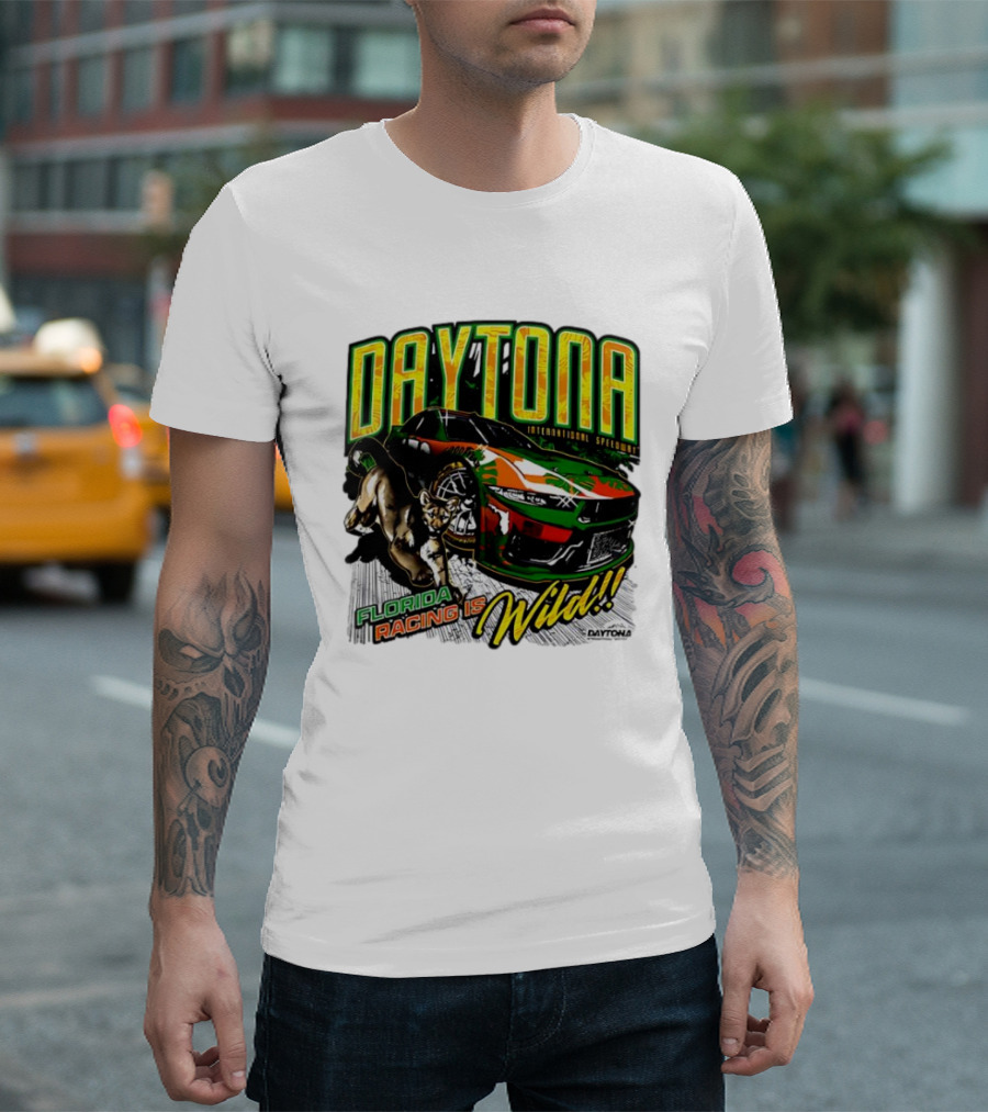 Daytona International Speedway Florida Racing Is Wild Daytona 500 Regional Franklin T-Shirt