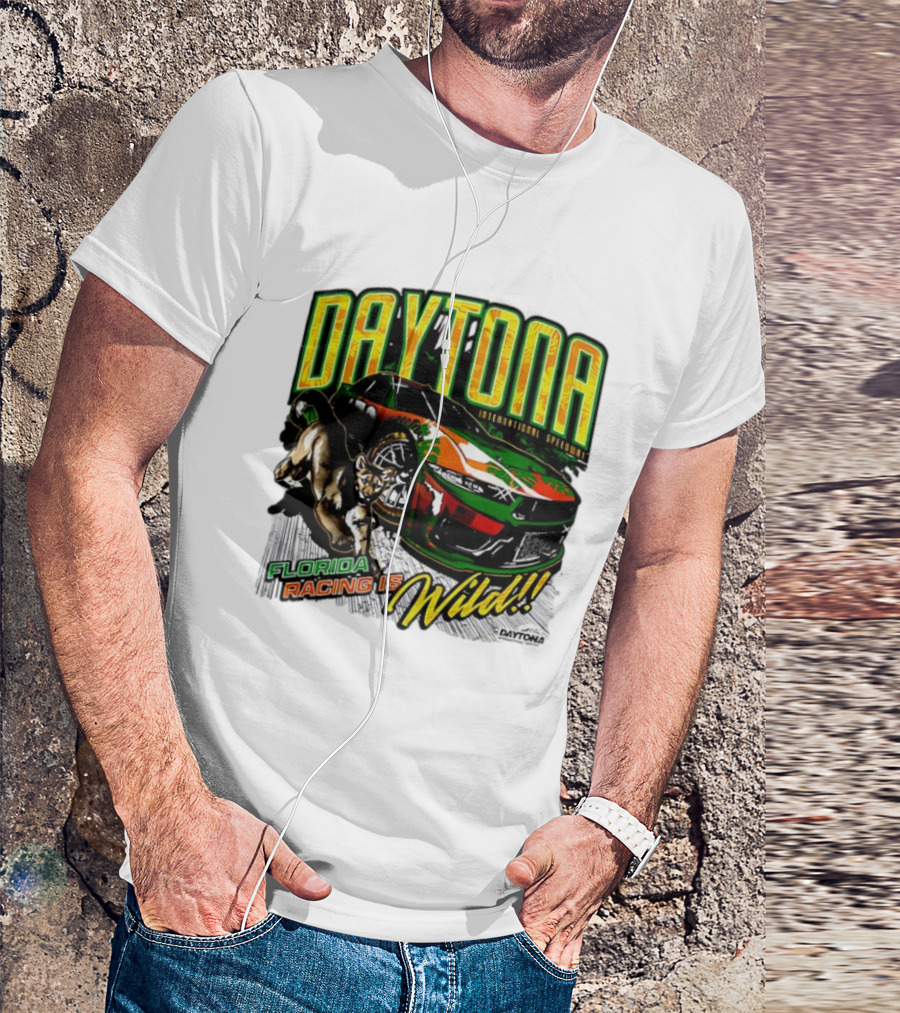 Daytona International Speedway Florida Racing Is Wild Daytona 500 Regional Franklin T-Shirt