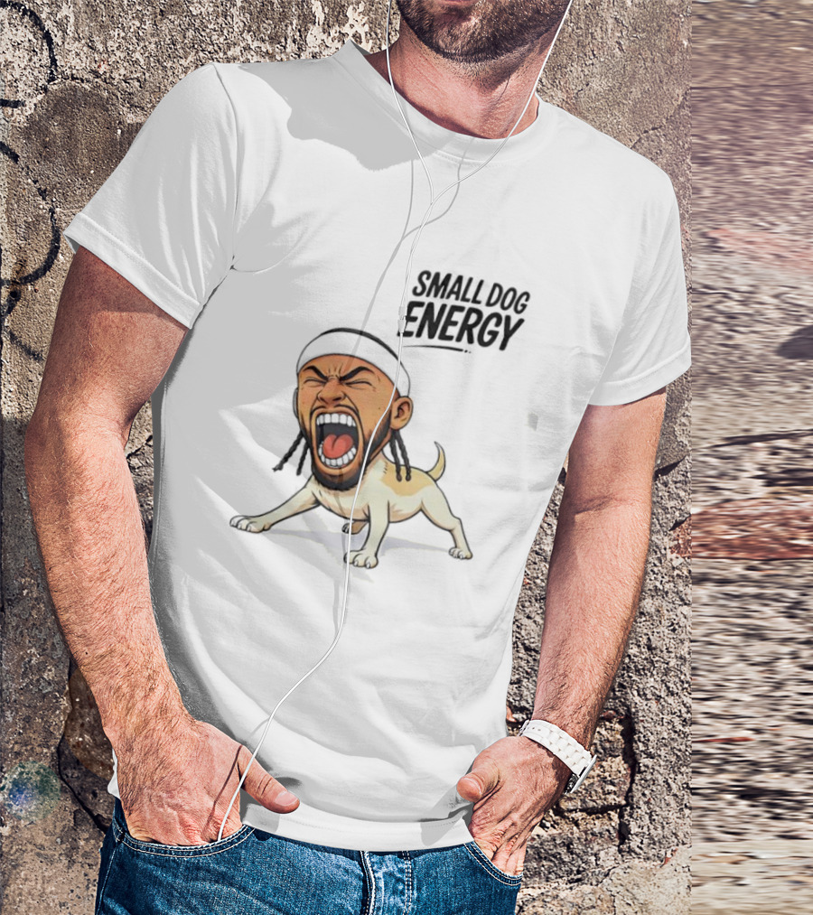 Chihuahua Small Dog Energy Funny Cartoon T-Shirt