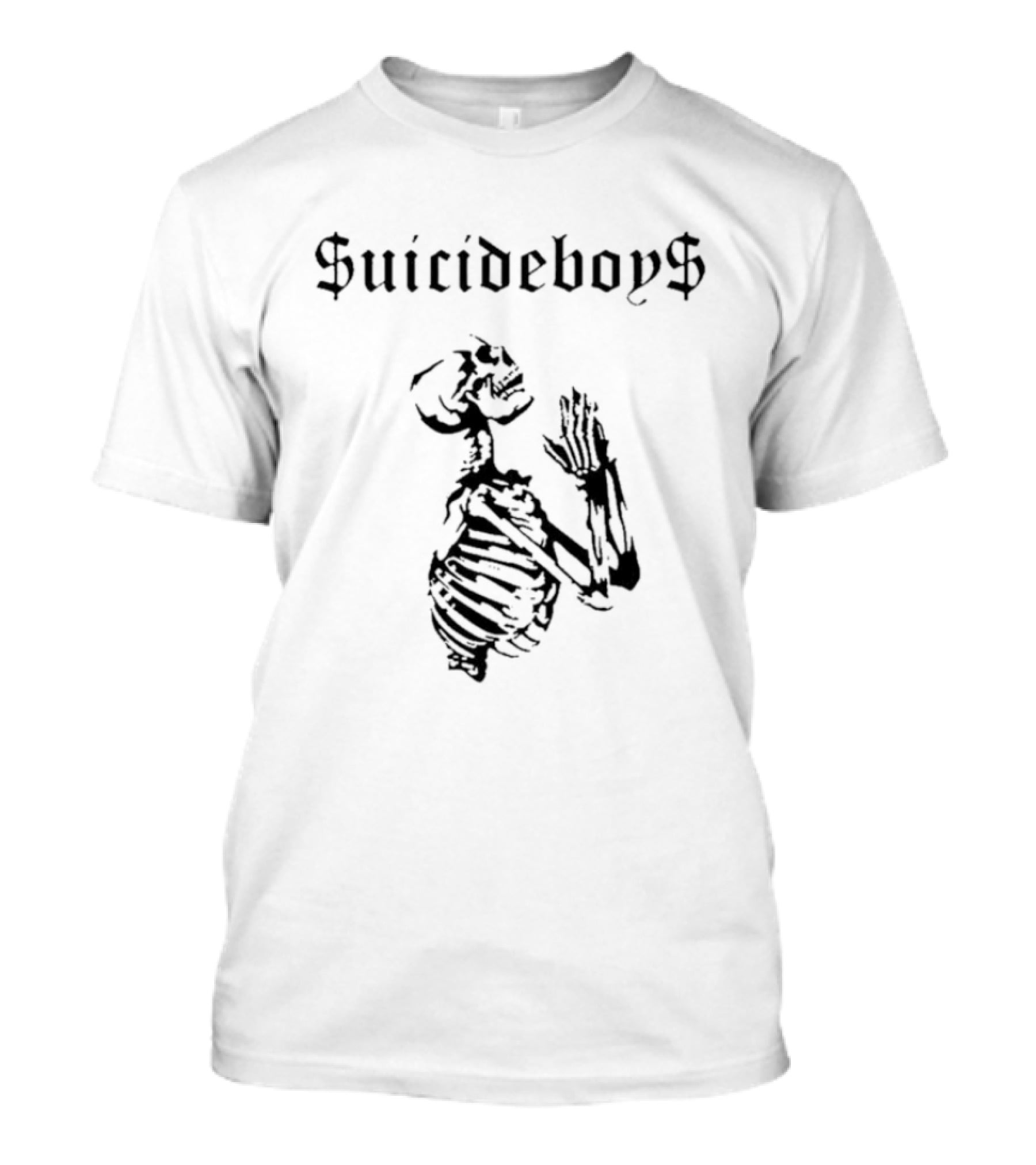 Suicideboys Praying Skeleton Red Eye Dark Aesthetic T-Shirt
