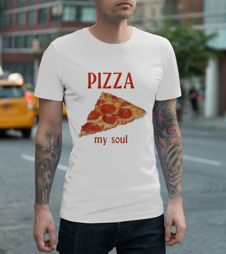 Pizza My Soul Pepperoni Slice T-Shirt