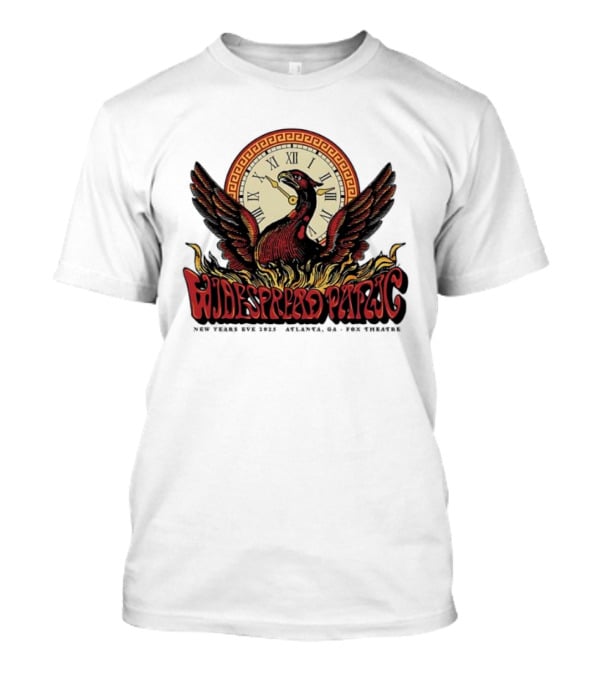 Widespread Panic New Years Eve 2025 Atlanta Ga Fox Theatre And Phoenix T-Shirt
