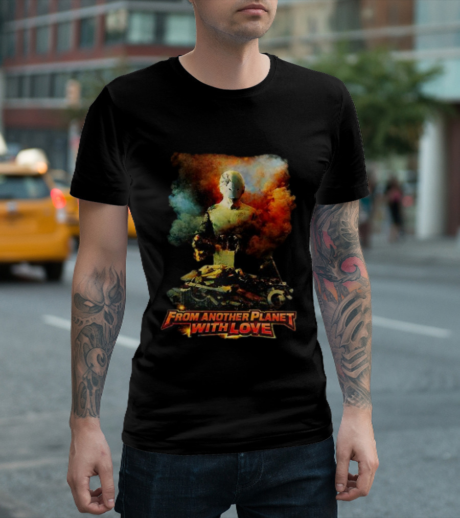 From Another Planet With Love Sci Fi Robot T-Shirt