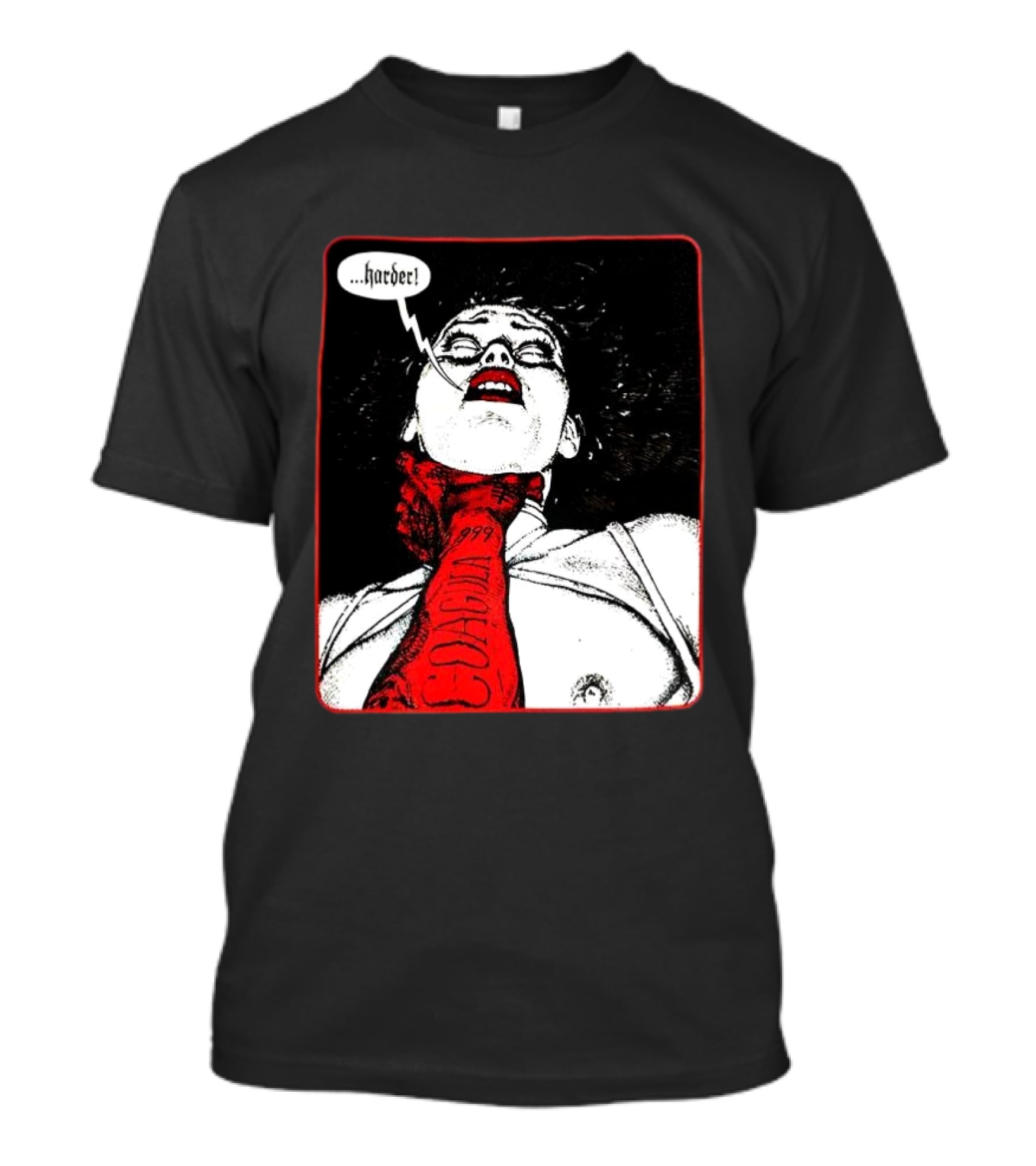 Punzadas De Fantasmas Mujer Con Corbata Rojo Cora 1999 Harder T-Shirt