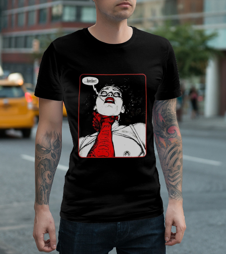 Punzadas De Fantasmas Mujer Con Corbata Rojo Cora 1999 Harder T-Shirt