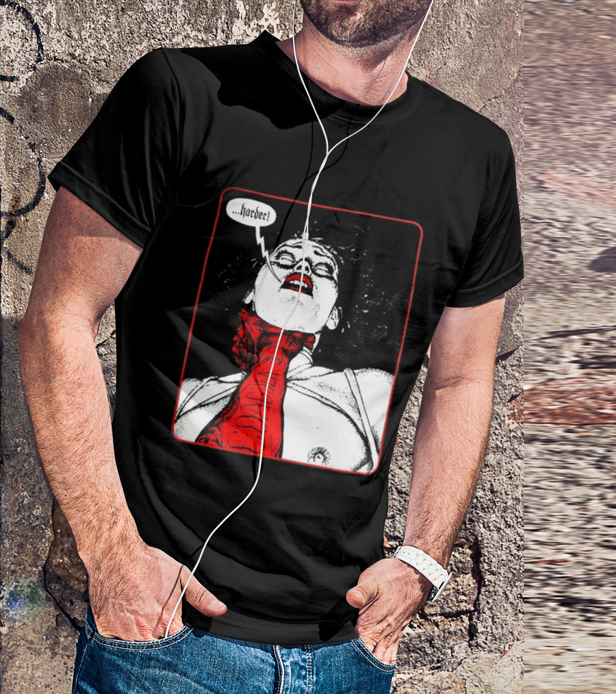 Punzadas De Fantasmas Mujer Con Corbata Rojo Cora 1999 Harder T-Shirt