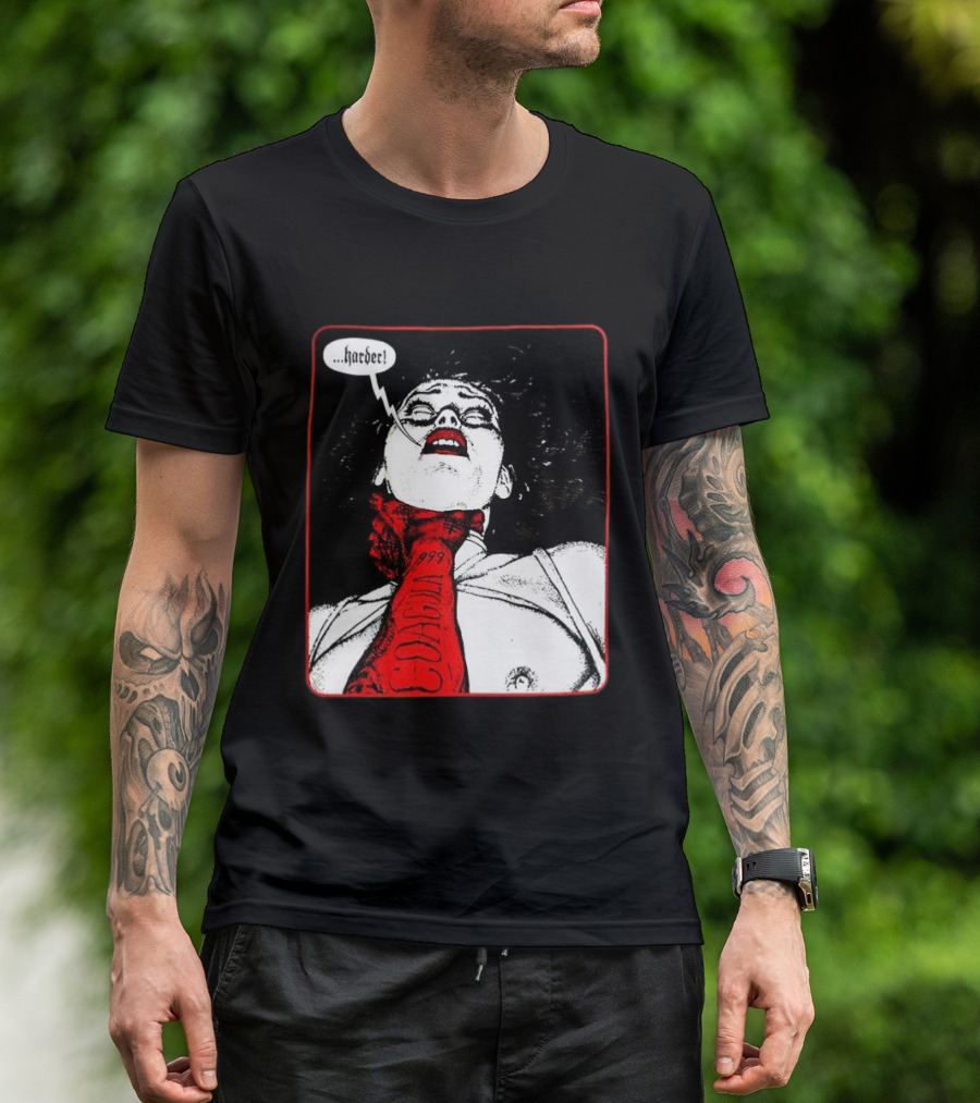 Punzadas De Fantasmas Mujer Con Corbata Rojo Cora 1999 Harder T-Shirt