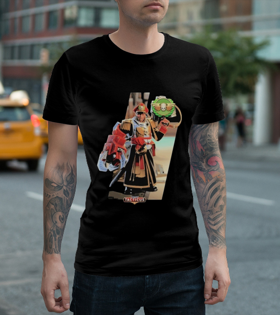 Warhammer 40 000 Tacticus Commissar Yarrick Iconic T-Shirt