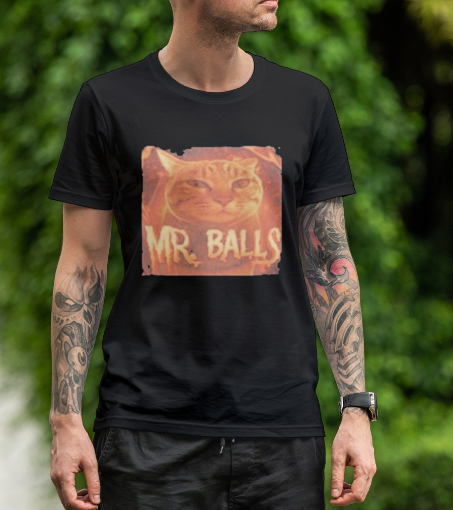 Mr Balls Cat T-Shirt