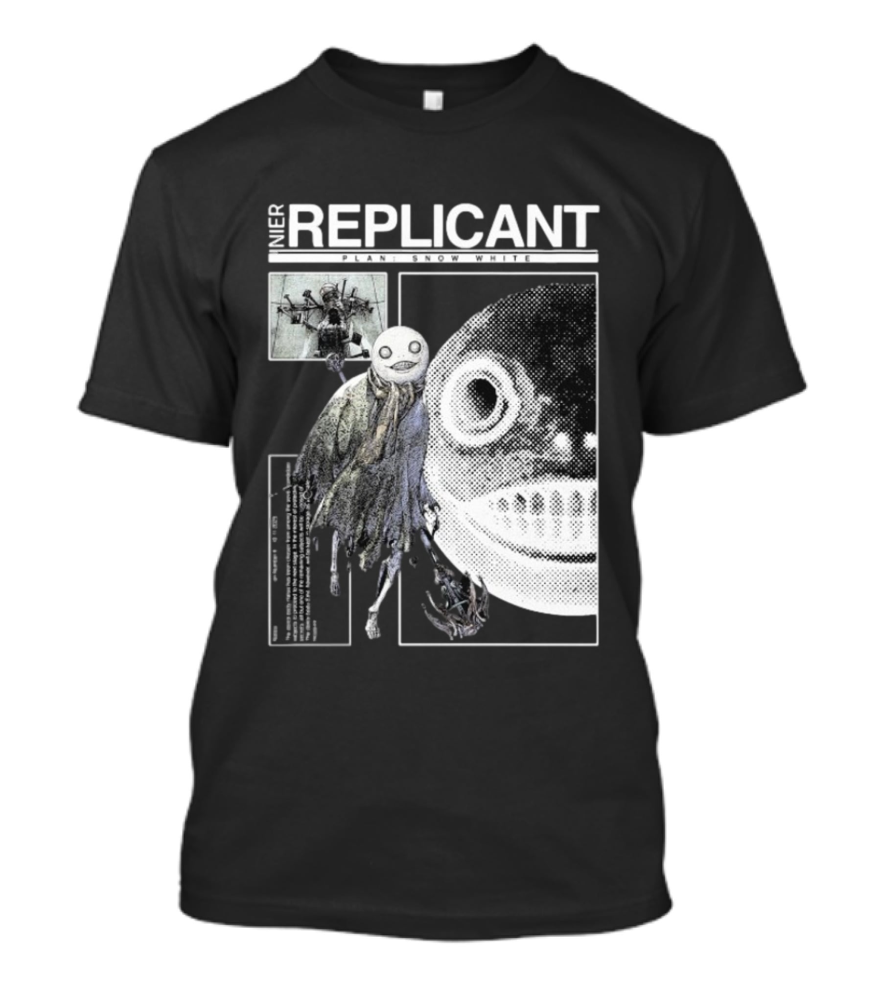 NieR Replicant Plant Snow White Character Illustration Iconic T-Shirt
