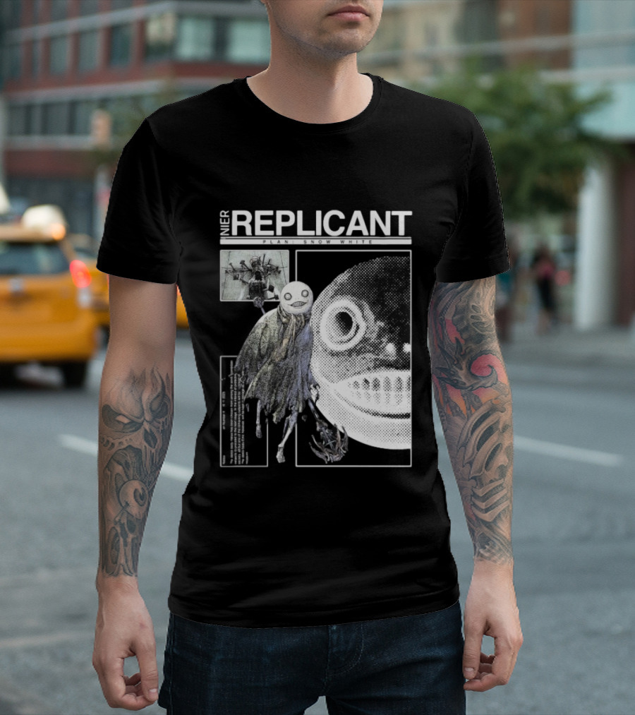 NieR Replicant Plant Snow White Character Illustration Iconic T-Shirt