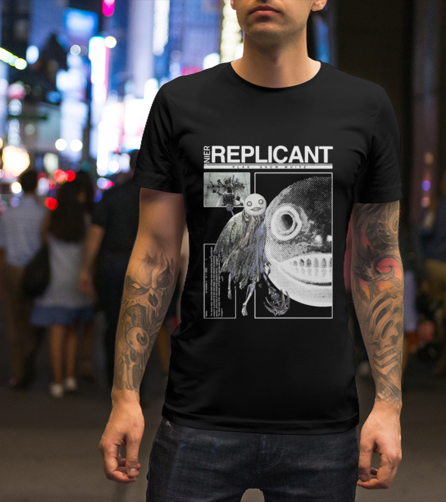 NieR Replicant Plant Snow White Character Illustration Iconic T-Shirt