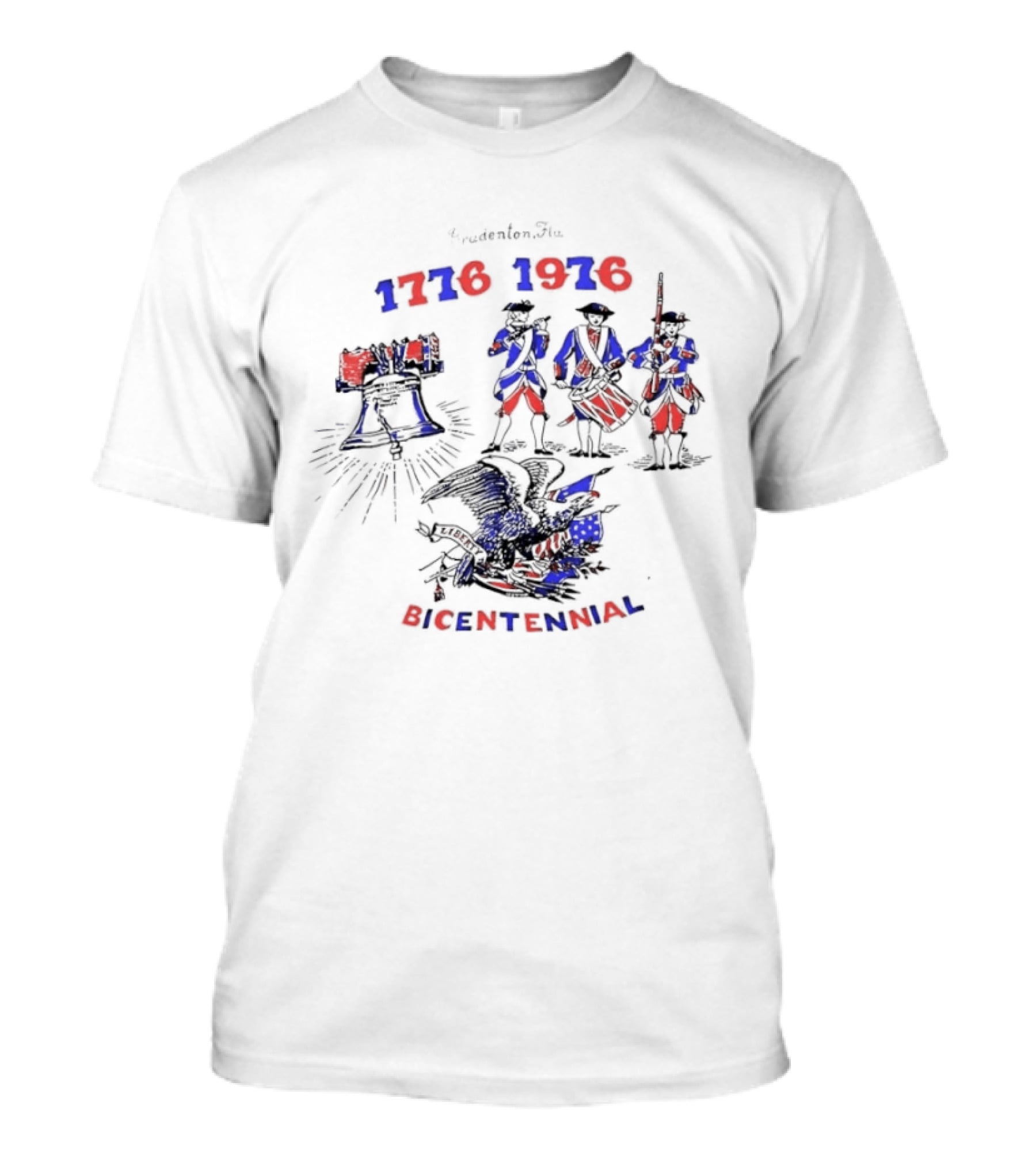 1716 1976 Bicentennial Spirit Of 76 Celebration T-Shirt