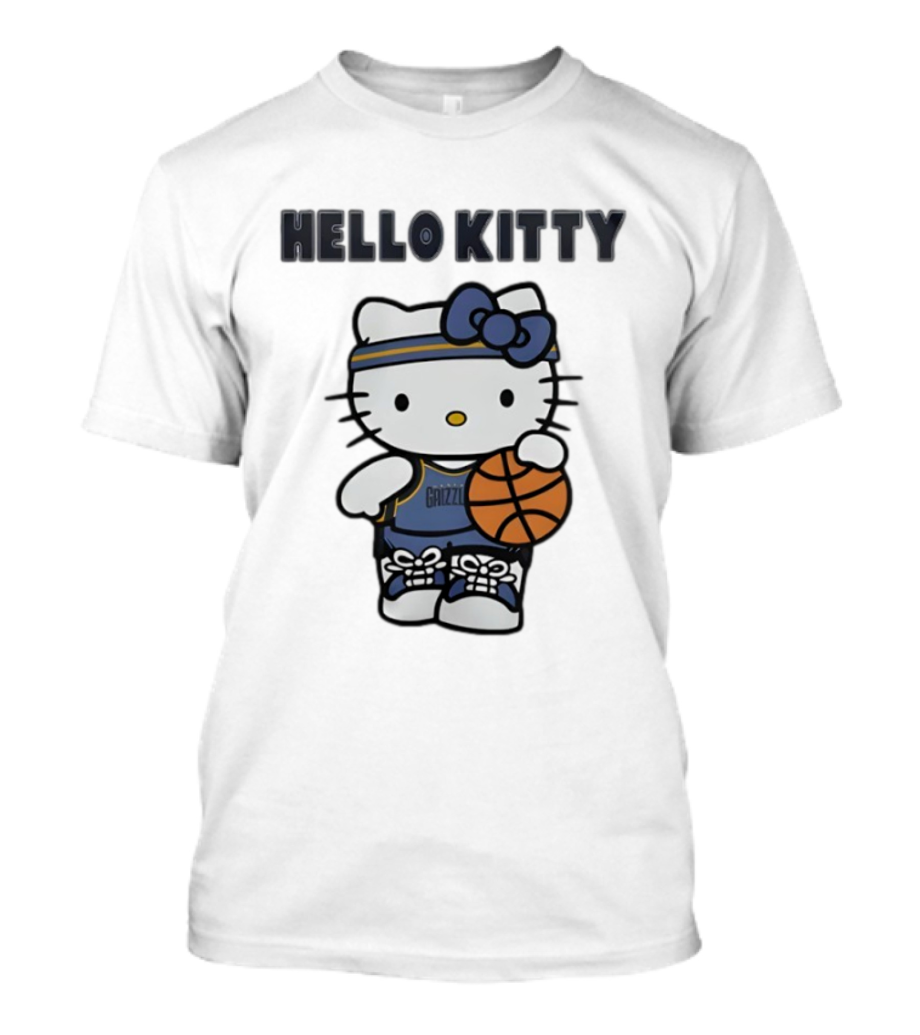 Memphis Grizzlies Hello Kitty Basketball Collaboration T-Shirt