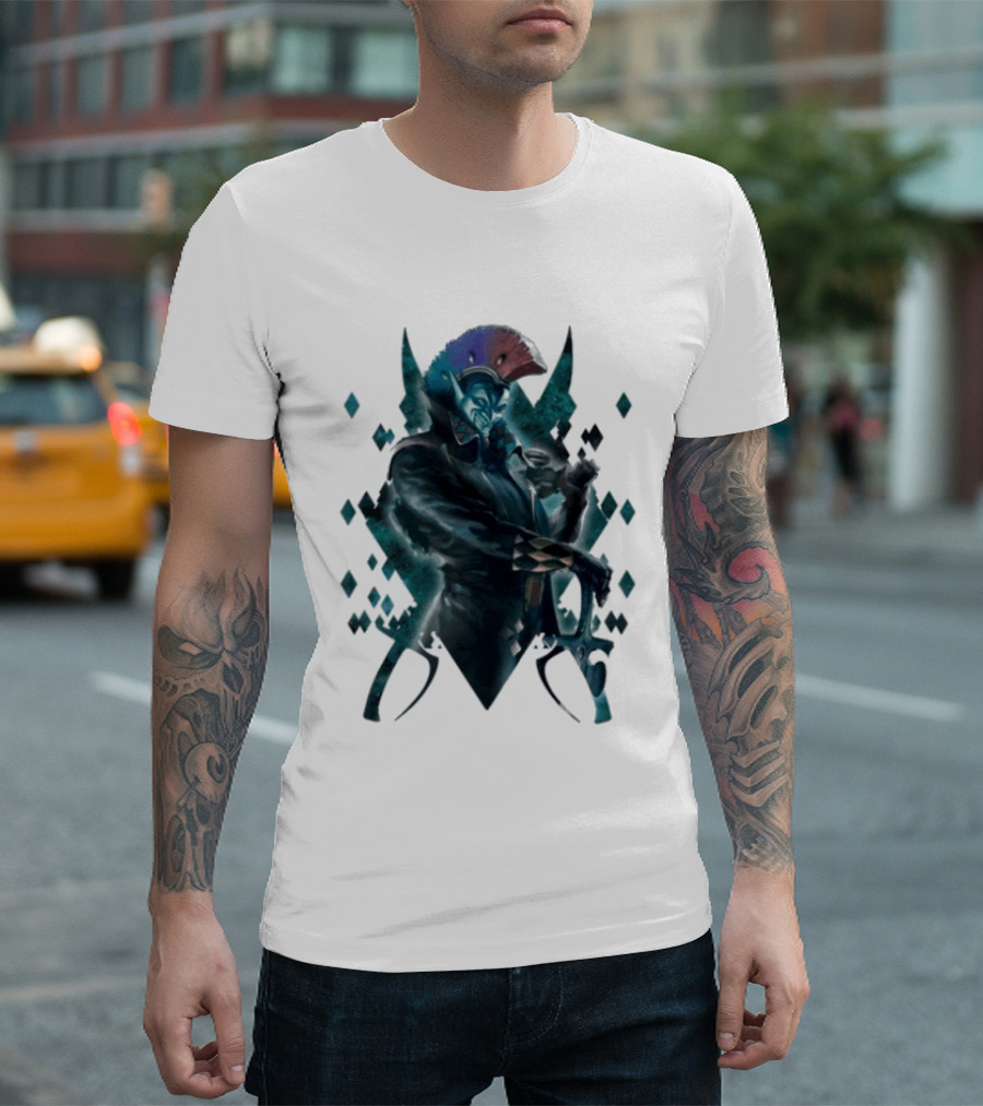 Warhammer 40 000 Aeldari Harlequin Character Iconic Fantasy Gaming T-Shirt