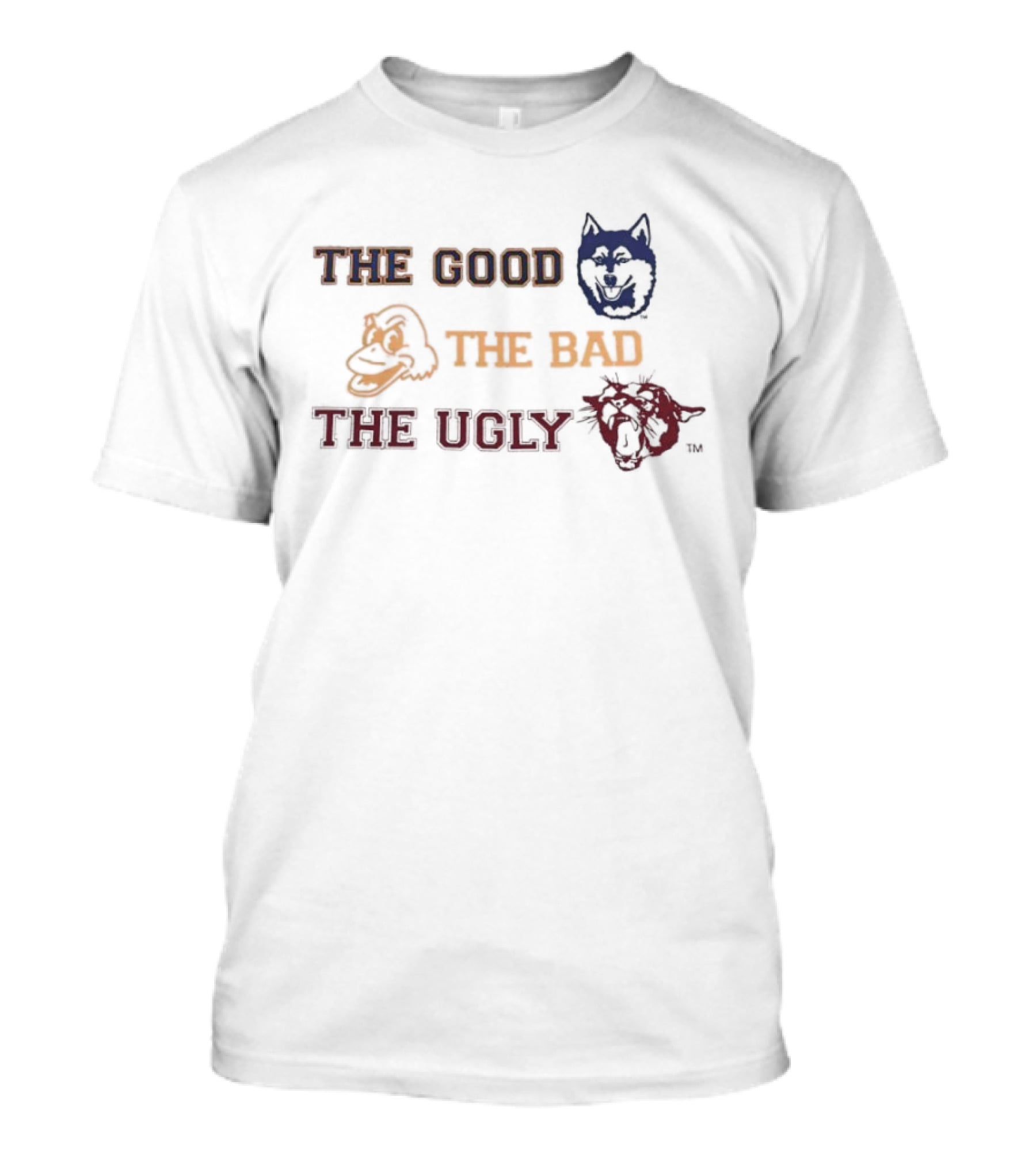 Washington Huskies The Good Oregon Ducks The Bad Washington State Cougars The Ugly T-Shirt