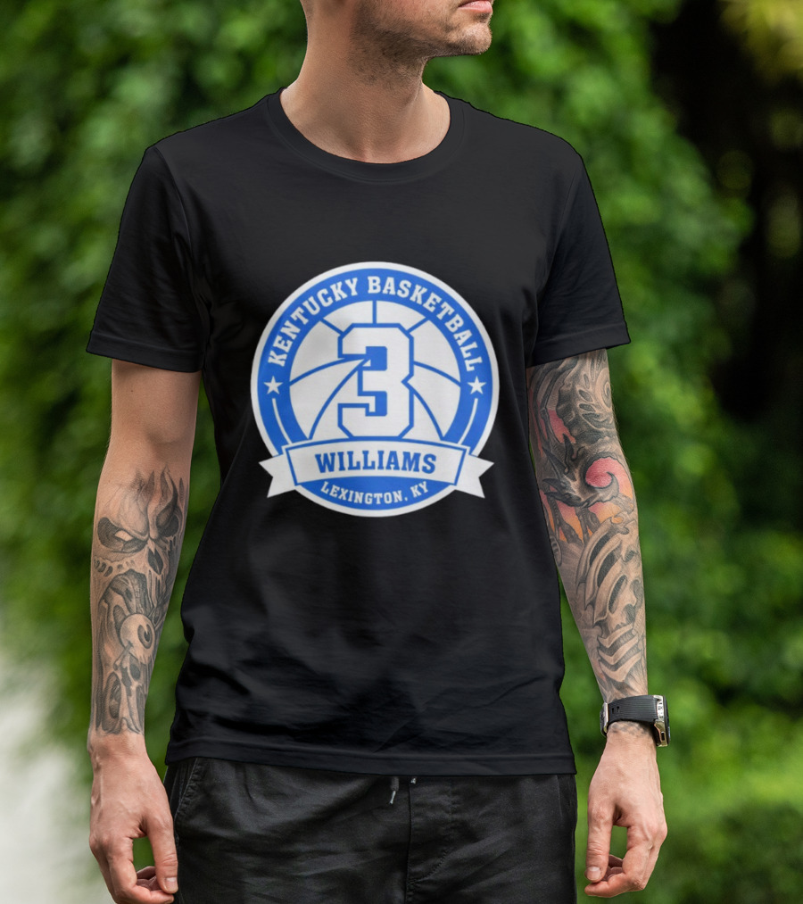 Kentucky Basketball 3 Williams Lexington KY T-Shirt