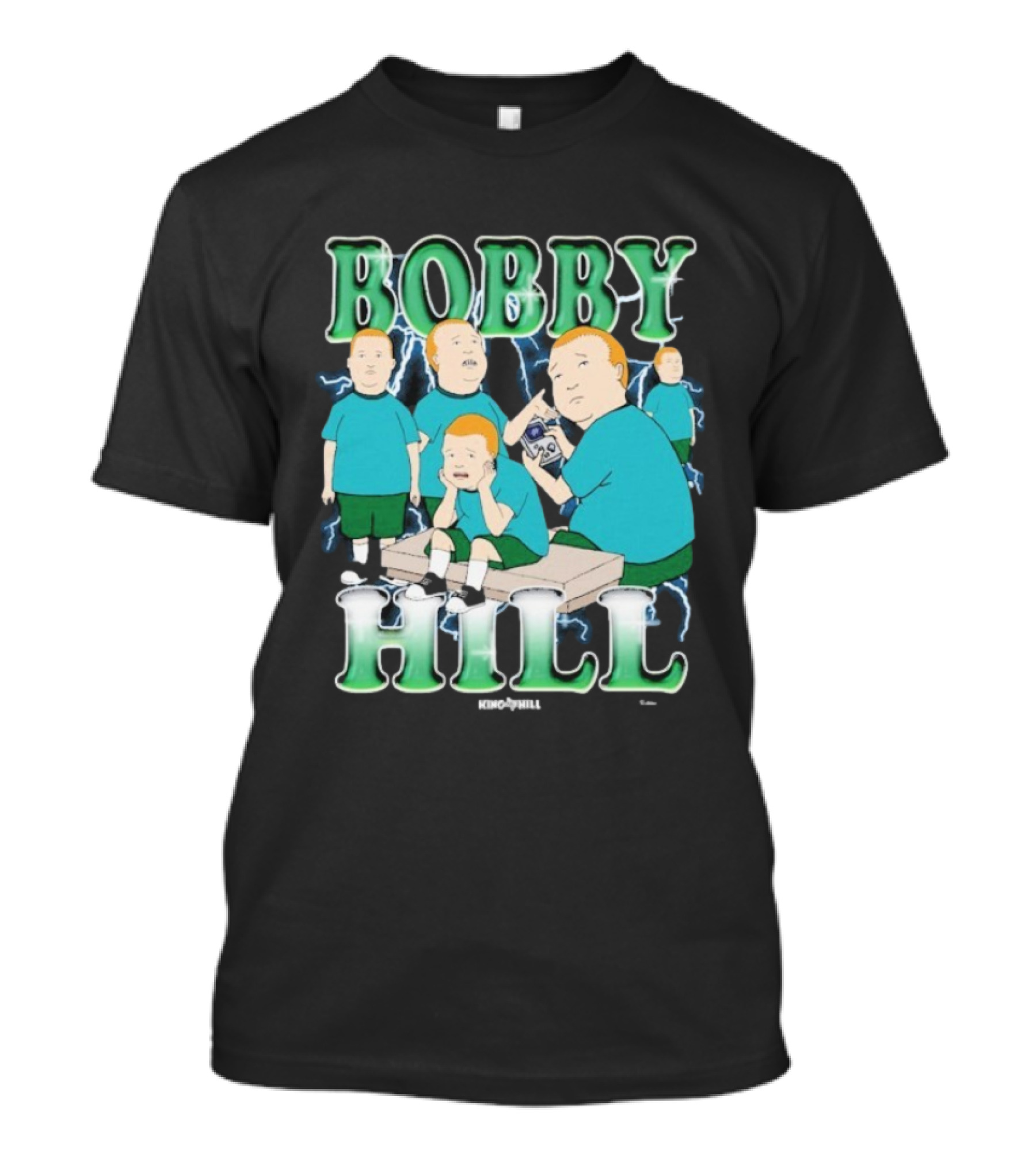 Bobby Hill King Of The Hill Heartthrob Character Montage T-Shirt